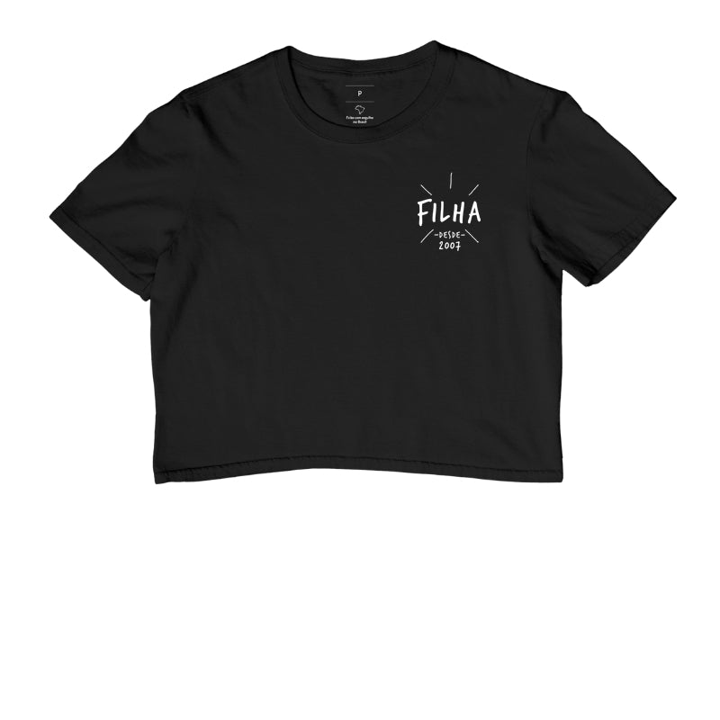 Filha desde (Produto Personalizado) - Cropped