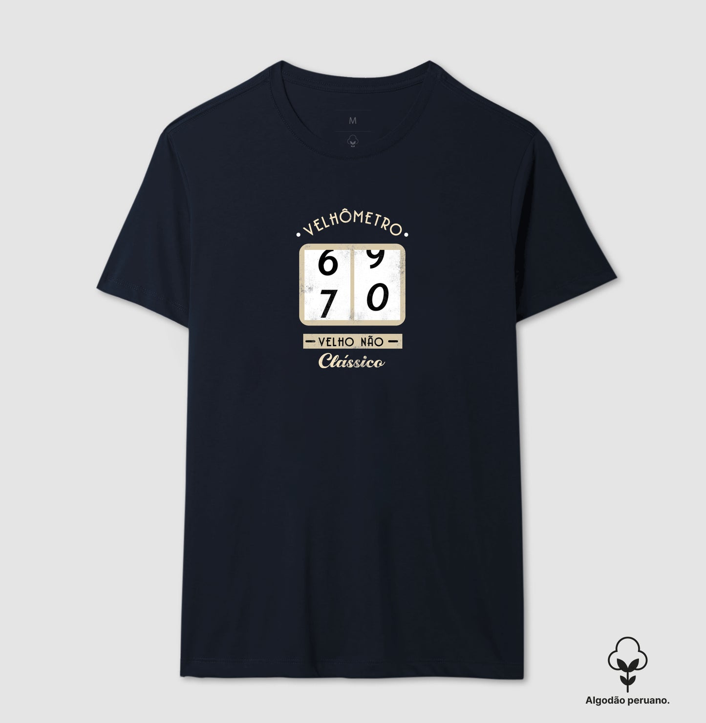 Velhômetro (Produto Personalizado) - Algodão Peruano