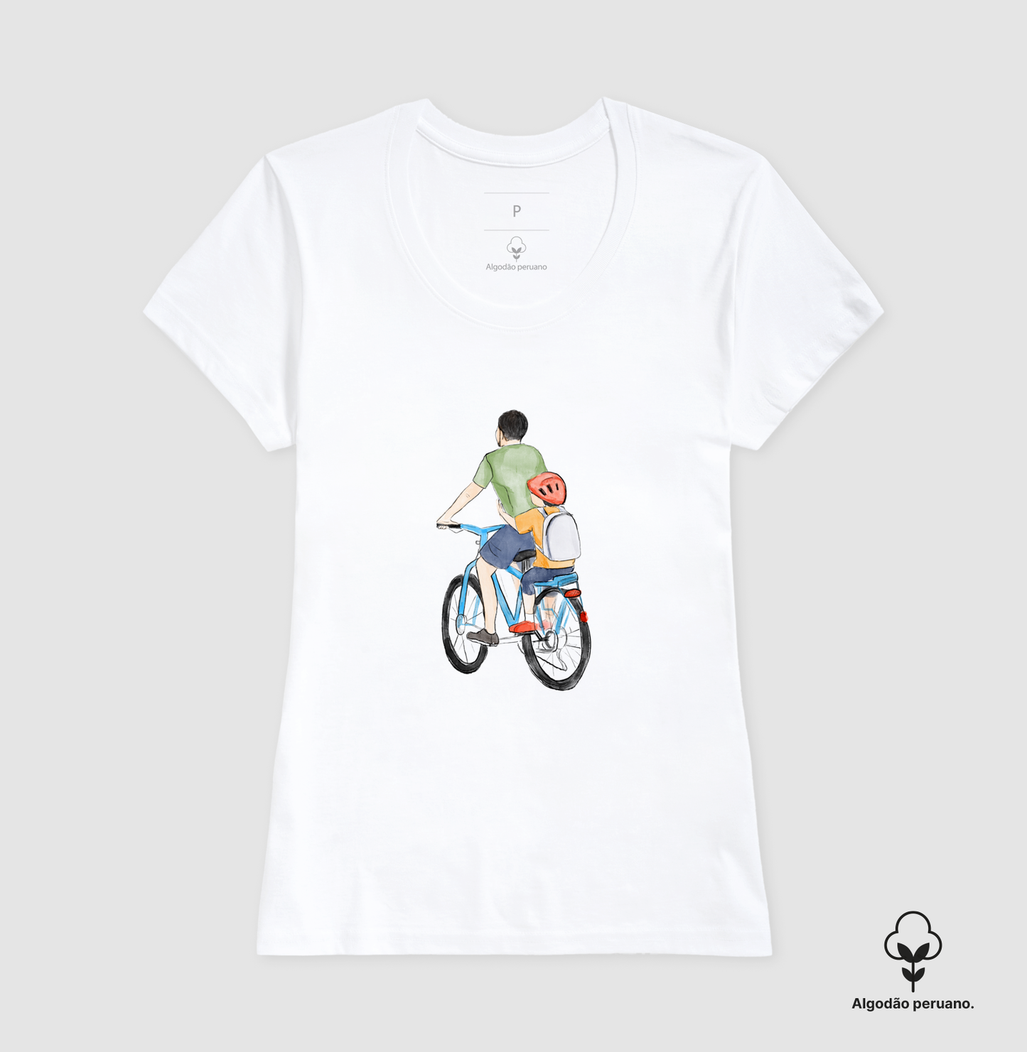 A Caminho da Escola - Algodão Peruano