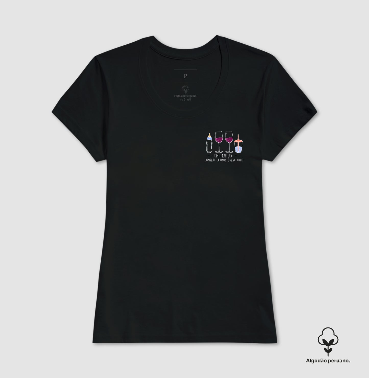 Um Brinde em Família - Algodão Peruano