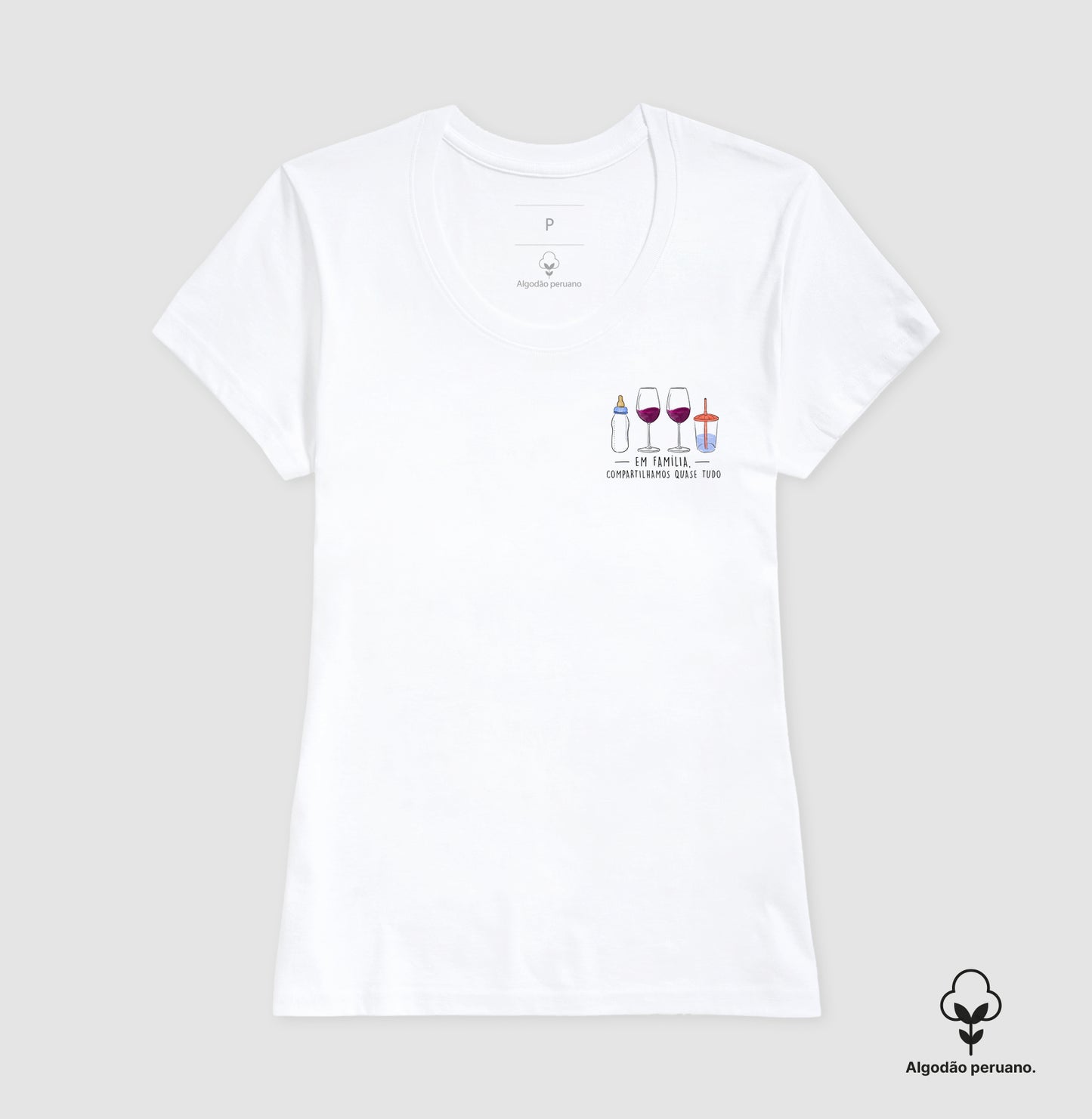 Um Brinde em Família - Algodão Peruano