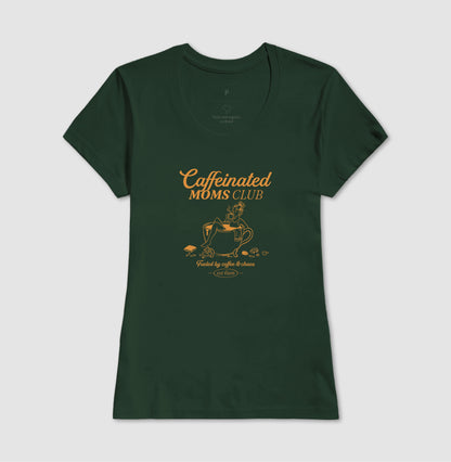 Caffeinated Moms Club - Algodão Nacional