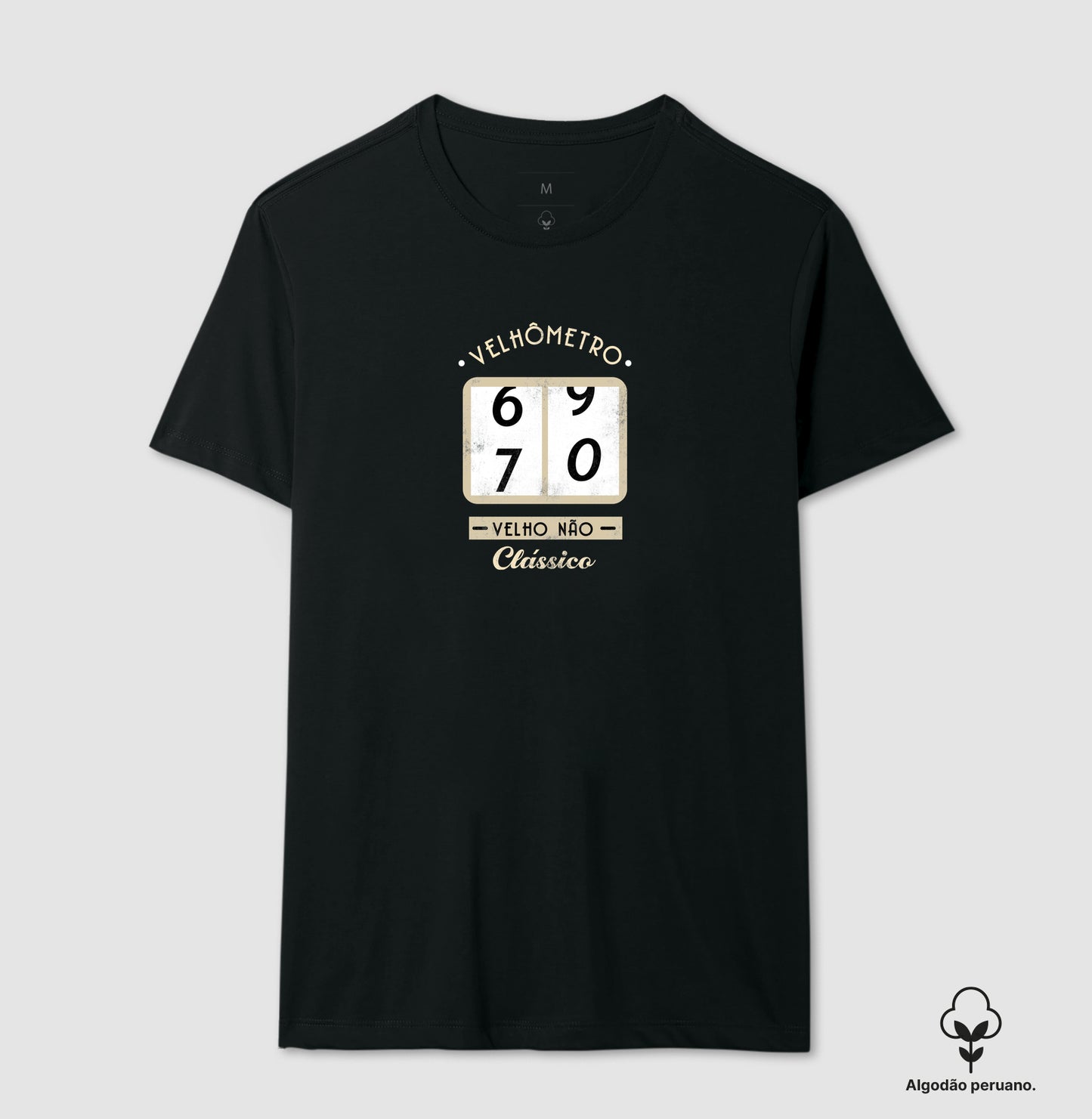 Velhômetro (Produto Personalizado) - Algodão Peruano