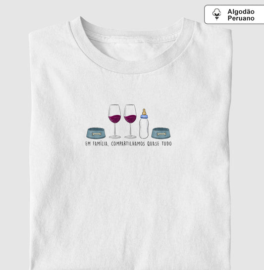 Um Brinde em Família (FAM5-1BB_2PETS) - Algodão Peruano