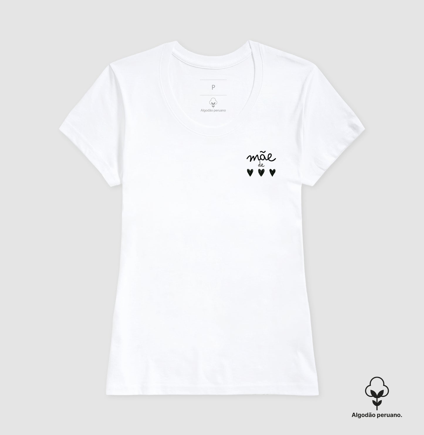 Mãe de 3 - Algodão Peruano
